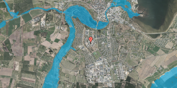 Oversvømmelsesrisiko fra vandløb på H C Ørsteds Vej 26A, 7800 Skive
