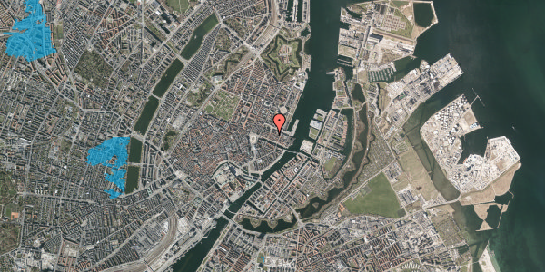 Oversvømmelsesrisiko fra vandløb på Lille Strandstræde 14C, 1. , 1254 København K