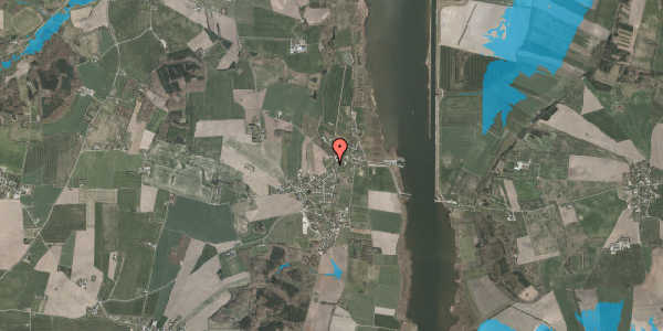 Oversvømmelsesrisiko fra vandløb på Lergravsbakken 3, 8930 Randers NØ
