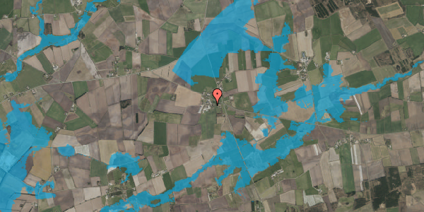 Oversvømmelsesrisiko fra vandløb på Solderupvej 51, 6240 Løgumkloster