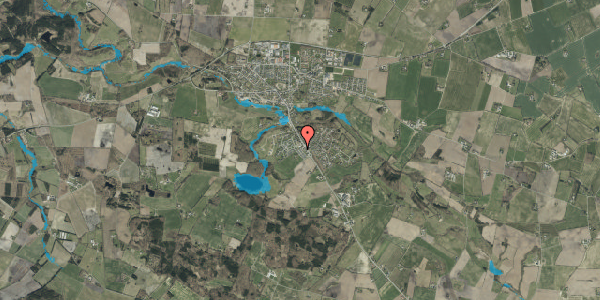 Oversvømmelsesrisiko fra vandløb på Hejlskovparken 28, 6040 Egtved