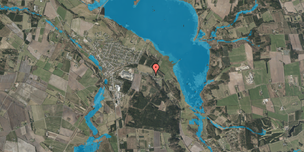 Oversvømmelsesrisiko fra vandløb på Fundervej 45, 7442 Engesvang