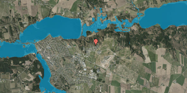 Oversvømmelsesrisiko fra vandløb på Kildebjerg Skovvej 41, 8680 Ry