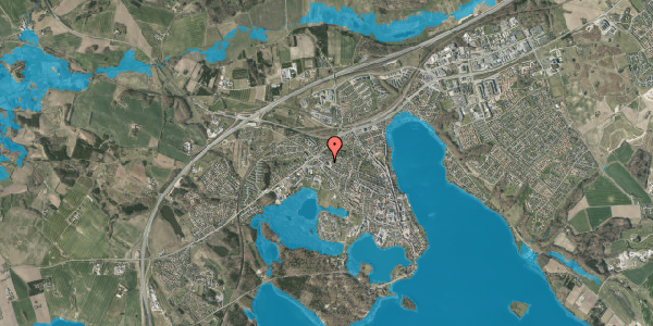 Oversvømmelsesrisiko fra vandløb på Mølleparken 12, 2. , 8660 Skanderborg