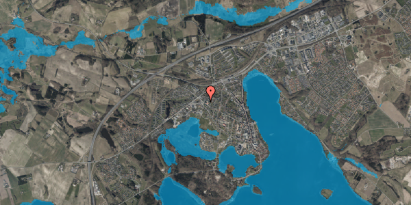 Oversvømmelsesrisiko fra vandløb på Mølleparken 16, 2. , 8660 Skanderborg