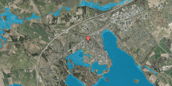 Oversvømmelsesrisiko fra vandløb på Mølleparken 18, 3. , 8660 Skanderborg