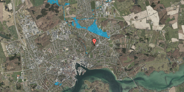 Oversvømmelsesrisiko fra vandløb på Hesteskoen 35, 5700 Svendborg
