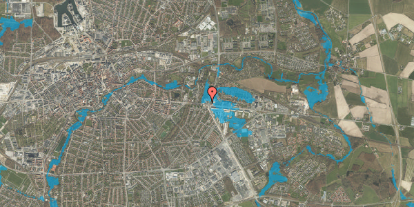 Oversvømmelsesrisiko fra vandløb på Nyborgvej 200, 5. 2, 5220 Odense SØ