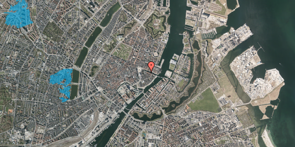 Oversvømmelsesrisiko fra vandløb på Nyhavn 12D, 2. mf, 1051 København K