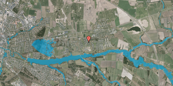 Oversvømmelsesrisiko fra vandløb på Hyrdinden 6, 7500 Holstebro