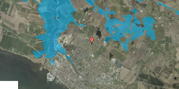 Oversvømmelsesrisiko fra vandløb på Humlemarken 13, 6950 Ringkøbing