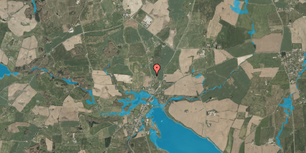 Oversvømmelsesrisiko fra vandløb på Hoptrup Vandkær 5, 6100 Haderslev