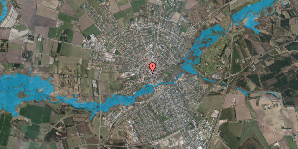 Oversvømmelsesrisiko fra vandløb på Vestergade 2A, 6800 Varde