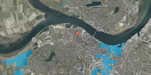 Oversvømmelsesrisiko fra vandløb på Ryesgade 33, 3. 7, 9000 Aalborg