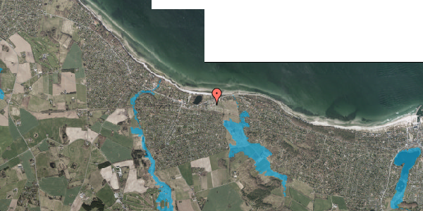 Oversvømmelsesrisiko fra vandløb på Strandkrogen 2B, . 1, 3120 Dronningmølle