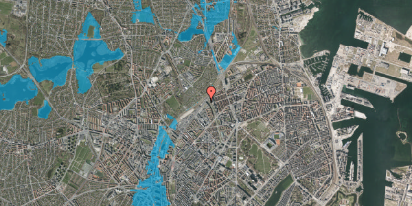 Oversvømmelsesrisiko fra vandløb på Rovsingsgade 47, 2200 København N