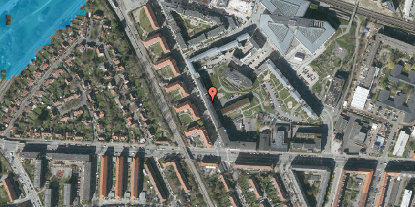 Oversvømmelsesrisiko fra vandløb på Flintholm Alle 8, st. th, 2000 Frederiksberg