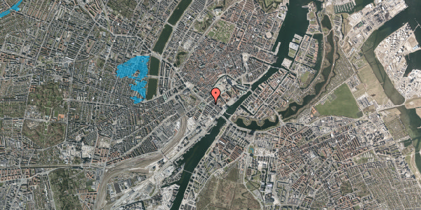 Oversvømmelsesrisiko fra vandløb på H.C. Andersens Boulevard 39, 1553 København V