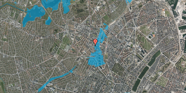 Oversvømmelsesrisiko fra vandløb på Hejrevej 26, 2400 København NV