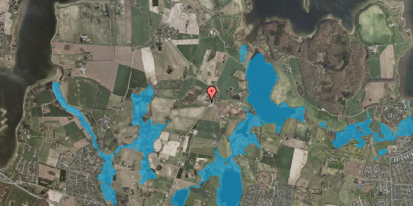 Oversvømmelsesrisiko fra vandløb på Kattinge Bygade 24, 4000 Roskilde