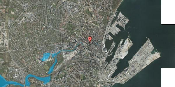 Oversvømmelsesrisiko fra vandløb på Møllegade 8, 5. , 8000 Aarhus C
