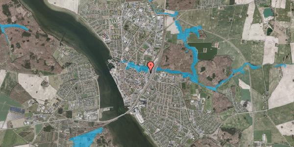 Oversvømmelsesrisiko fra vandløb på Skovboulevarden 2G, 4800 Nykøbing F