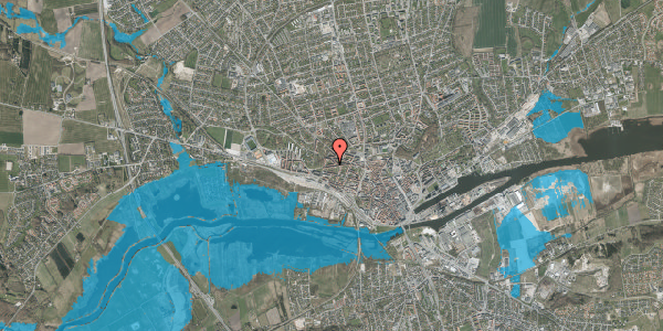 Oversvømmelsesrisiko fra vandløb på Danmarksgade 22, 4. th, 8900 Randers C