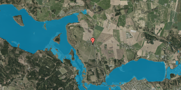 Oversvømmelsesrisiko fra vandløb på Birkhedevej 27, 1. , 8680 Ry