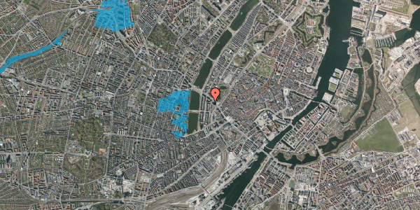 Oversvømmelsesrisiko fra vandløb på Vester Farimagsgade 37B, 3. 6, 1606 København V