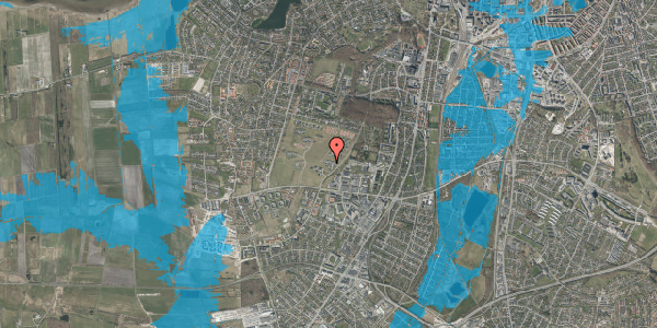 Oversvømmelsesrisiko fra vandløb på Sofiehøj 9, 1. th, 9000 Aalborg