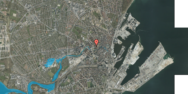 Oversvømmelsesrisiko fra vandløb på Møllegade 3D, 8000 Aarhus C