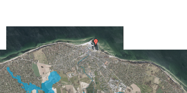 Oversvømmelsesrisiko fra vandløb på Carl Petersensvej 29, 3250 Gilleleje