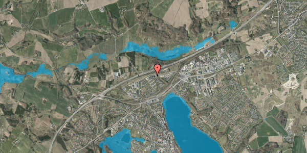 Oversvømmelsesrisiko fra vandløb på Kongefolden 4, 5. tv, 8660 Skanderborg
