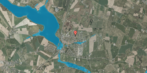 Oversvømmelsesrisiko fra vandløb på Solbjerg Hedevej 61, 8355 Solbjerg