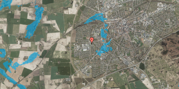 Oversvømmelsesrisiko fra vandløb på Landsgravvej 27B, 4200 Slagelse