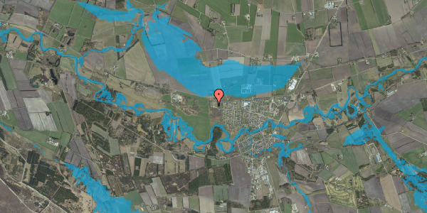 Oversvømmelsesrisiko fra vandløb på Præsteskoven 1, 7280 Sønder Felding
