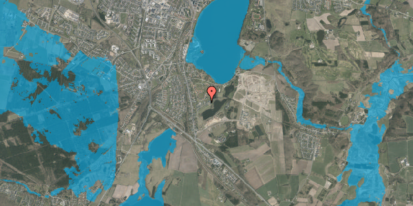 Oversvømmelsesrisiko fra vandløb på Bjergsnæs Mose 25, 8800 Viborg