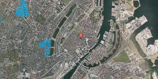 Oversvømmelsesrisiko fra vandløb på Kronprinsensgade 13, 1. tv, 1114 København K