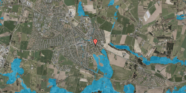 Oversvømmelsesrisiko fra vandløb på Kornvænget 8, 3660 Stenløse