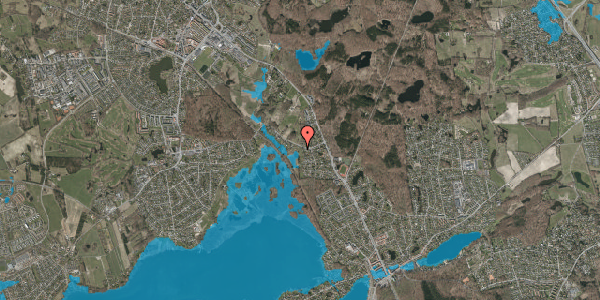 Oversvømmelsesrisiko fra vandløb på Vasevej 25, 2840 Holte