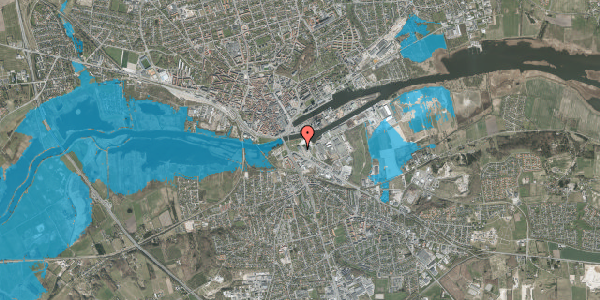 Oversvømmelsesrisiko fra vandløb på Tronholmen 1, st. , 8960 Randers SØ