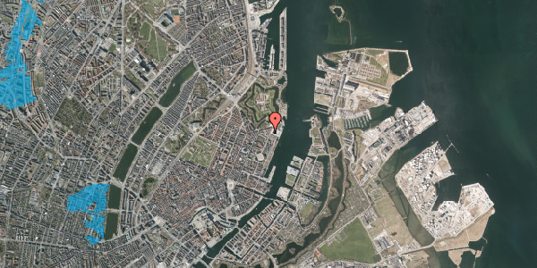Oversvømmelsesrisiko fra vandløb på Amaliegade 39, 1256 København K