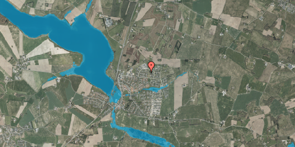 Oversvømmelsesrisiko fra vandløb på Solbjerg Hedevej 109, 8355 Solbjerg