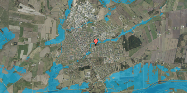 Oversvømmelsesrisiko fra vandløb på Enghavevej 23B, 1. , 6900 Skjern