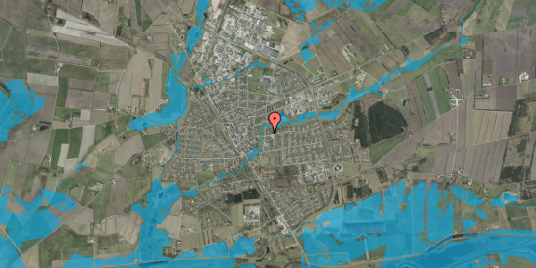 Oversvømmelsesrisiko fra vandløb på Enghavevej 23C, 1. , 6900 Skjern