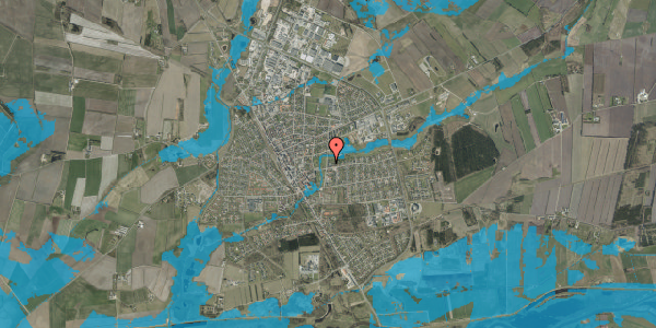 Oversvømmelsesrisiko fra vandløb på Enghavevej 23G, 1. , 6900 Skjern