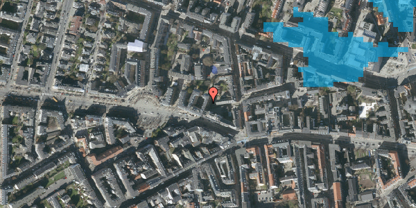 Oversvømmelsesrisiko fra vandløb på Frederiksberg Alle 8A, 3. , 1820 Frederiksberg C