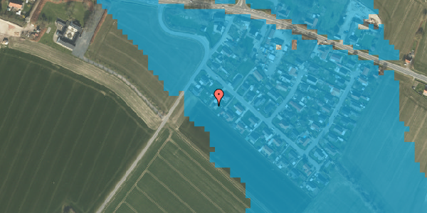Oversvømmelsesrisiko fra vandløb på Vejruplund 1B, 5290 Marslev