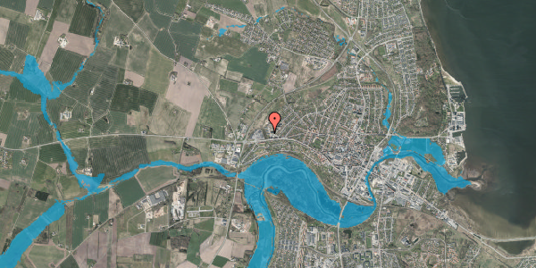 Oversvømmelsesrisiko fra vandløb på Vestervænget 18C, 7800 Skive