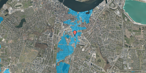 Oversvømmelsesrisiko fra vandløb på Håndværkervej 9, 9000 Aalborg
